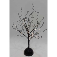 Led Işıklı Siyah Ağaç Dekor